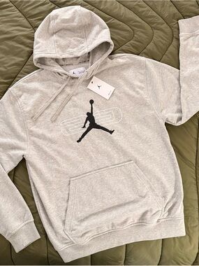 Nike Jordan Sport Light Gray Hoodie with Jumpman logo